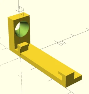 3D-Modell für die AtomS3-Halterung